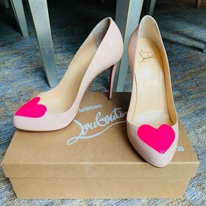 Christian Louboutin Doracora 100 Patent Pumps